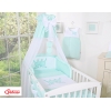 Himmel für Babybett aus Chiffon - Little Prince/Princess minze