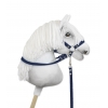 Hobby Horse Gurtbandzügel für Pferdehalfter - denim