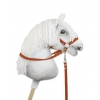 Hobby Horse Gurtbandzügel für Pferdehalfter - ginger
