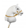 Hobby Horse Gurtbandzügel für Pferdehalfter - honey yellow