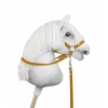 Hobby Horse Gurtbandzügel für Pferdehalfter - honey yellow