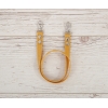 Hobby Horse Gurtbandzügel für Pferdehalfter - honey yellow