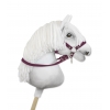 Hobby Horse Gurtbandzügel für Pferdehalfter - plum