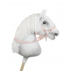 Hobby Horse Gurtbandzügel für Pferdehalfter - puderrosa