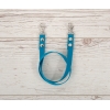 Hobby Horse Gurtbandzügel für Pferdehalfter - turquoise