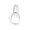Rucksack für Hobby Horse und Zubehör - helltürkis