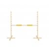 Hobby Horse Sprung Hindernis 120 cm inkl. Stange 50mm - gelb