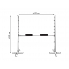 Hobby Horse Sprung Hindernis 120 cm inkl. Stange 50mm - rot