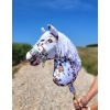 Hobby Horse Steckenpferd brauner Leopard mit weißen Mähne A3