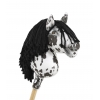 Hobby Horse Steckenpferd mit schwarzen Mähne A4