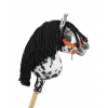 Hobby Horse Steckenpferd mit schwarzen Mähne A4