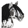 Hobby Horse Steckenpferd mit schwarzen Mähne A4