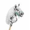 Hobby Horse Steckenpferd mit weißen Mähne A4