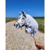 Hobby Horse Steckenpferd mit weißen Mähne A4