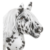 Hobby Horse Steckenpferd mit weißen Mähne A4