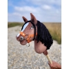 Hobby Horse Steckenpferd Pferd am Stiel Premium - Braunes Pferd A4