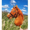 Hobby Horse Steckenpferd Pferd am Stiel Premium - Fuchspferd