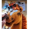 Hobby Horse Steckenpferd Pferd am Stiel Premium - Fuchspferd
