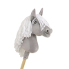 Hobby Horse Steckenpferd Pferd am Stiel Premium - graues Pferd III A4