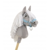 Hobby Horse Steckenpferd Pferd am Stiel Premium - graues Pferd III A4