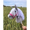 Hobby Horse Steckenpferd Pferd am Stiel Premium - graues Pferd III A4