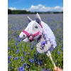 Hobby Horse Steckenpferd Pferd am Stiel Premium - graues Pferd III A4