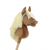 Hobby Horse Steckenpferd Pferd am Stiel Premium - haflinger Pferd A4