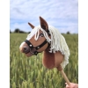 Hobby Horse Steckenpferd Pferd am Stiel Premium - haflinger Pferd A4