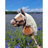 Hobby Horse Steckenpferd Pferd am Stiel Premium - haflinger Pferd A4