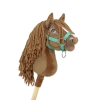 Hobby Horse Steckenpferd Pferd am Stiel Premium - helle Kastanie Pferd A4