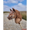 Hobby Horse Steckenpferd Pferd am Stiel Premium - helle Kastanie Pferd A4