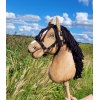 Hobby Horse Steckenpferd Pferd am Stiel Premium - Hirschleder Pferd
