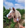 Hobby Horse Steckenpferd Pferd am Stiel Premium - western III braunes Pferd A4
