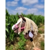 Hobby Horse Steckenpferd Pferd am Stiel Premium - western IV dunkelbraunes Pferd A4