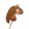 Hobby Horse Steckenpferd Tobiano mit brauner Mähne A4