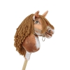 Hobby Horse Steckenpferd Tobiano mit brauner Mähne A4