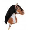 Hobby Horse Steckenpferd Tobiano mit schwarzer Mähne