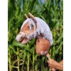 Hobby Horse Steckenpferd Tobiano mit weißer Mähne