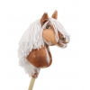 Hobby Horse Steckenpferd Tobiano mit weißer Mähne A4