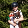 Braun Dunkelbraun Steckenpferd A3-Format Hobby Horse