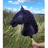 Schwarz Steckenpferd für Hobby Horsing