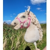 Hobby Horse Steckenpferd Pferd am Stiel Premium - Cremello Pferd