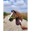 Hobbyhorse mit weißen Schecken