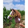 Hobbyhorse mit weißen Schecken Dunkelbraun