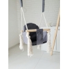 Türschaukel für Babys Dunkelgrau