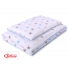 Juniorbett Bettwäsche Set 2-tlg 140x200 Junior -  Sternen grau -blau
