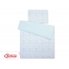 Juniorbett Bettwäsche Set 2-tlg 140x200 Junior - blaue Schmetterlinge