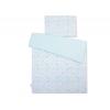 Juniorbett Bettwäsche Set 2-tlg 140x200 Junior - blaue Schmetterlinge