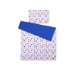 Juniorbett Bettwäsche Set 2-tlg 140x200 Junior - Flugzeuge dunkelblau