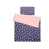 Juniorbett Bettwäsche Set 2-tlg 140x200 Junior - Hasen dunkelblau